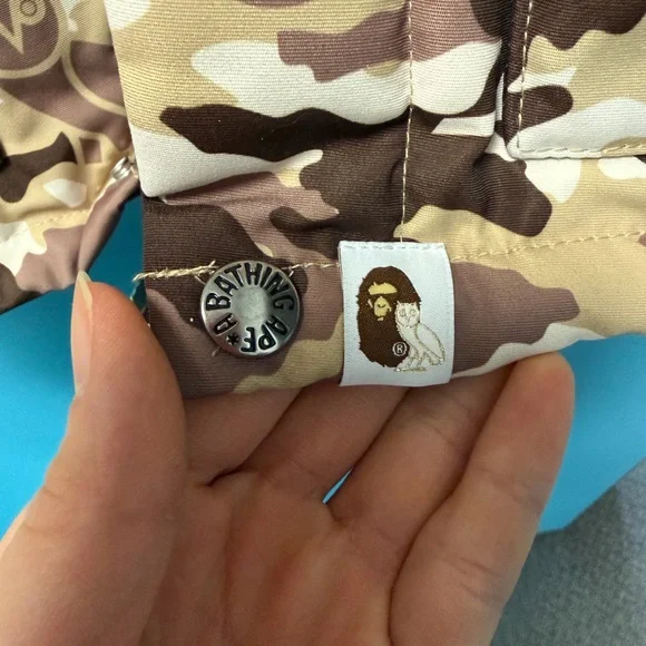 BAPE x OVO Woodland Camo Down Vest - Picture 3 of 5